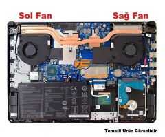 Asus FX504GD-58250 Notebook Fan / Ver.2 (Sağ CPU Fanı)