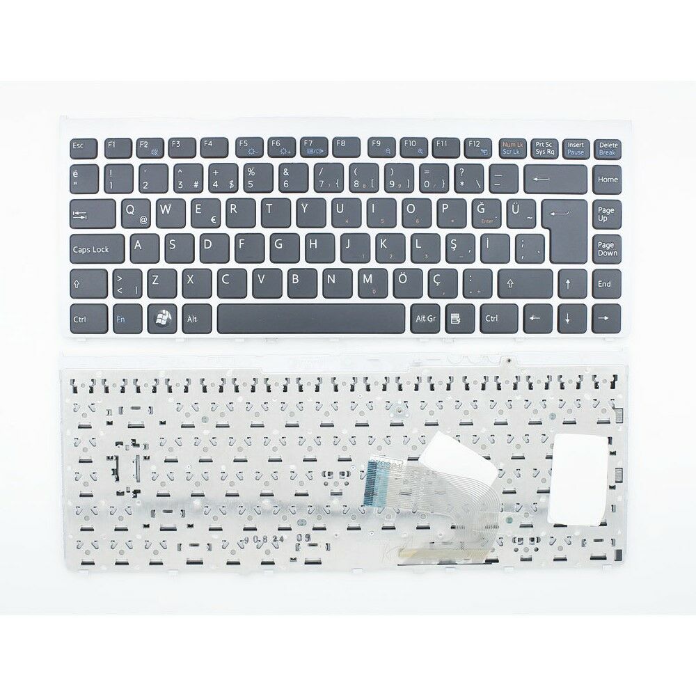Sony Vaio VGN-FW190EEH, VGN-FW190EEW Notebook Klavyesi (Siyah TR)