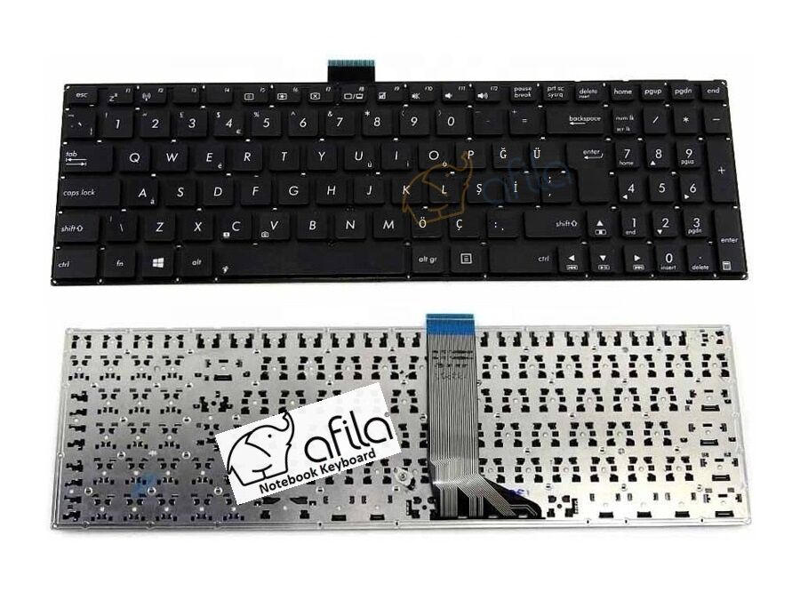 Asus K501Ux-Ah71 Notebook Klavyesi Siyah TR / Adaptasyonlu