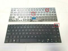 Asus S510UN S510UN-BQ121 S510UN-BQ131T Klavye Tuş Takımı SiyahTR
