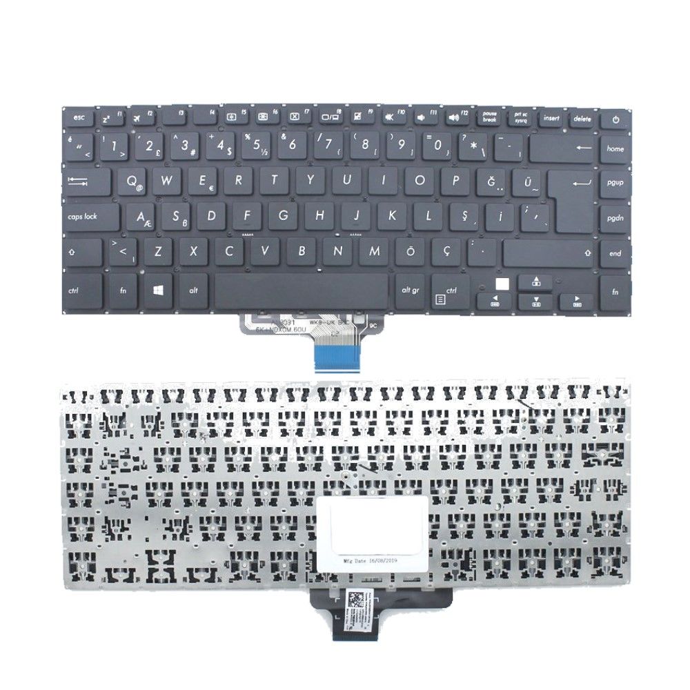 Asus S510UN-BR128T S510UN-BR140T Klavye - Tuş Takımı / Siyah TR