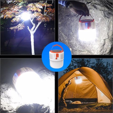 URLA ŞARJLI SOLAR KAMP FENERİ