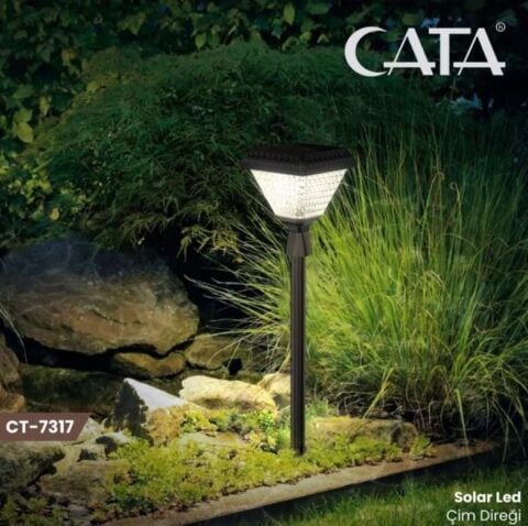 30W SOLAR LED ÇİM DİREĞİ