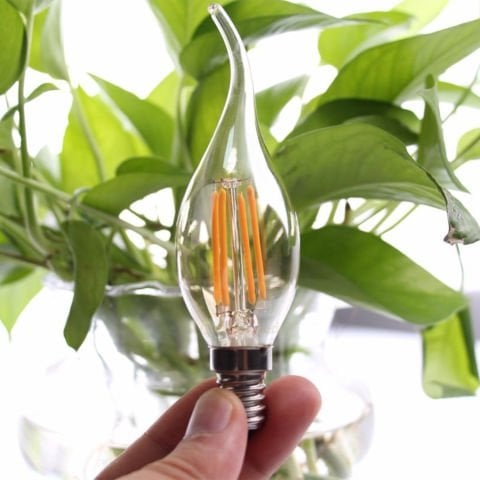 4W RUSTİK LED BUJİ AMPÜL DİMLENİR - GÜNIŞIĞI