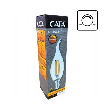 4W RUSTİK LED BUJİ AMPÜL DİMLENİR - GÜNIŞIĞI