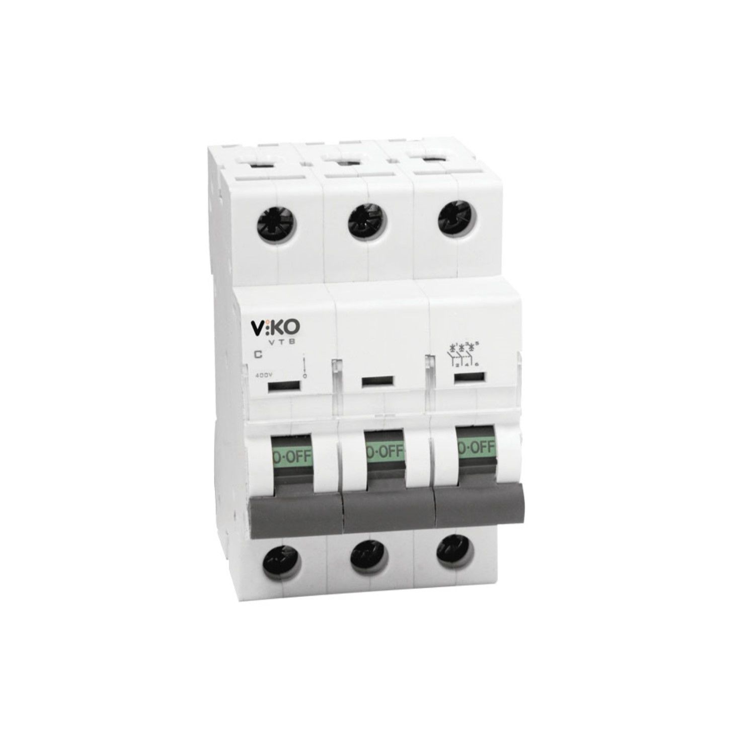 3x40A C TİPİ W OTOMAT 4,5kA VİKO