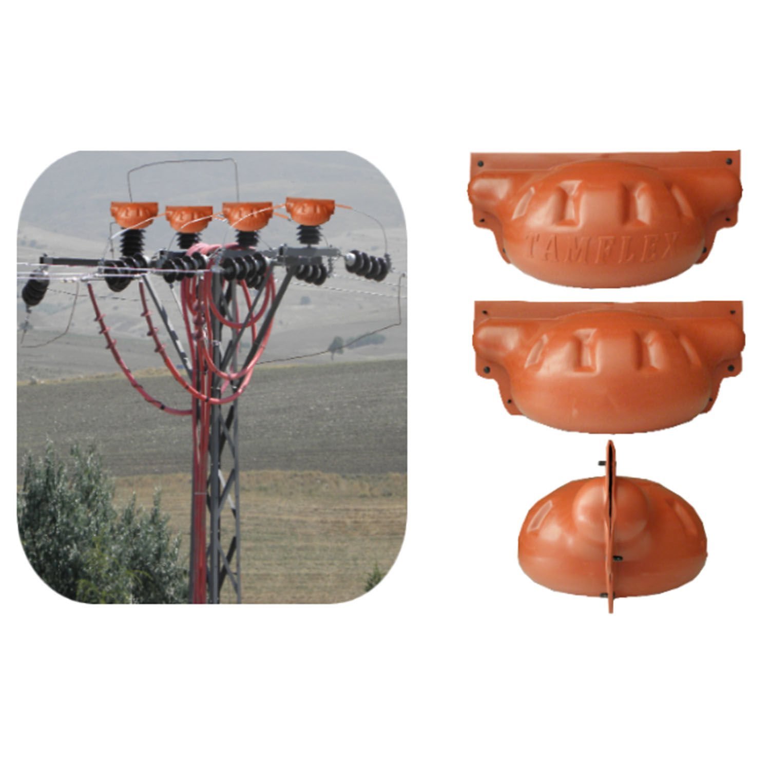 OG DİREK ÜSTÜ(VHD) İZOLATÖR KAPAMA BORUSUZ TBKX 03 (3 ADET SET PAKET)
