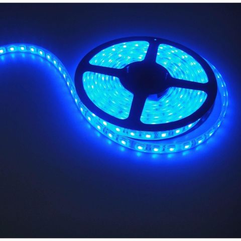 10 ÇİP İÇ MEKAN ŞERİT LED MAVİ (5 Metre)
