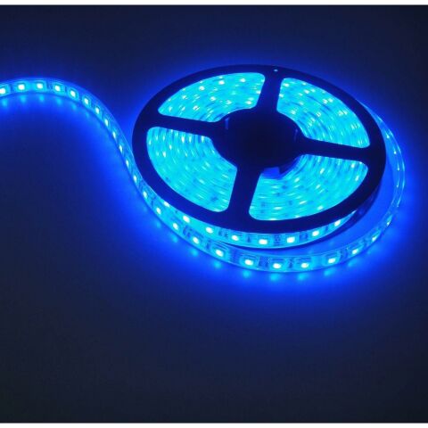 10 ÇİP İÇ MEKAN ŞERİT LED MAVİ (5 Metre)