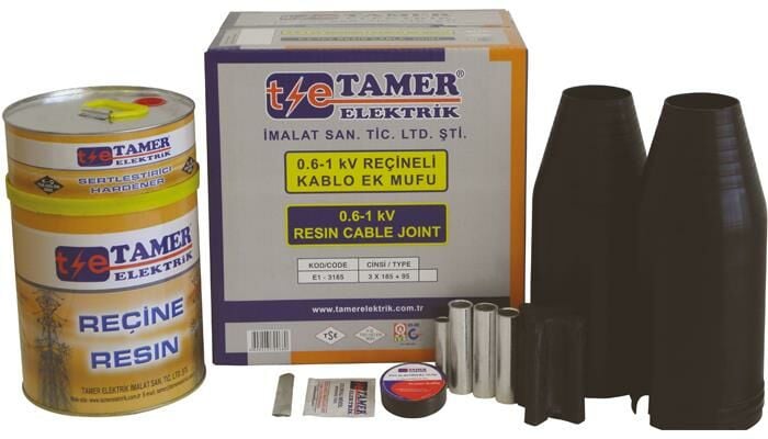 1 KV 4X185 REÇİNELİ EK MUFU