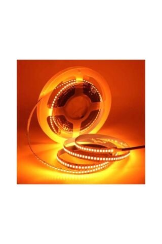 240 ÇİPLİ LED ŞERİT İÇ MEKAN - AMBER  (5 Metre)