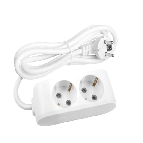 MULTİ-LET İKİLİ  PRİZ 5 MT KABLOLU