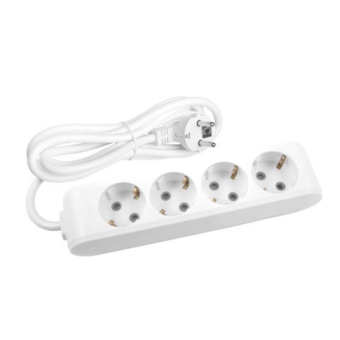 MULTİ-LET DÖRTLÜ PRİZ 5 MT KABLOLU