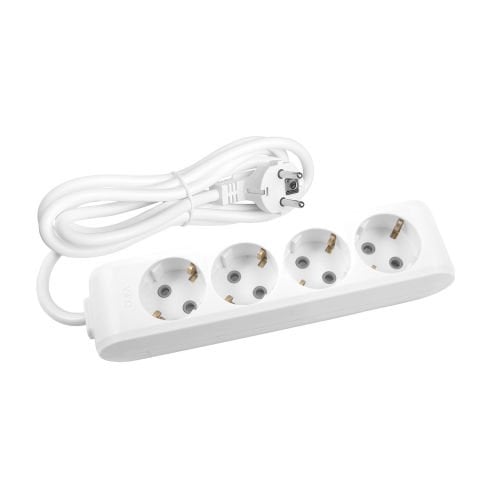 MULTİ-LET DÖRTLÜ PRİZ 5 MT KABLOLU