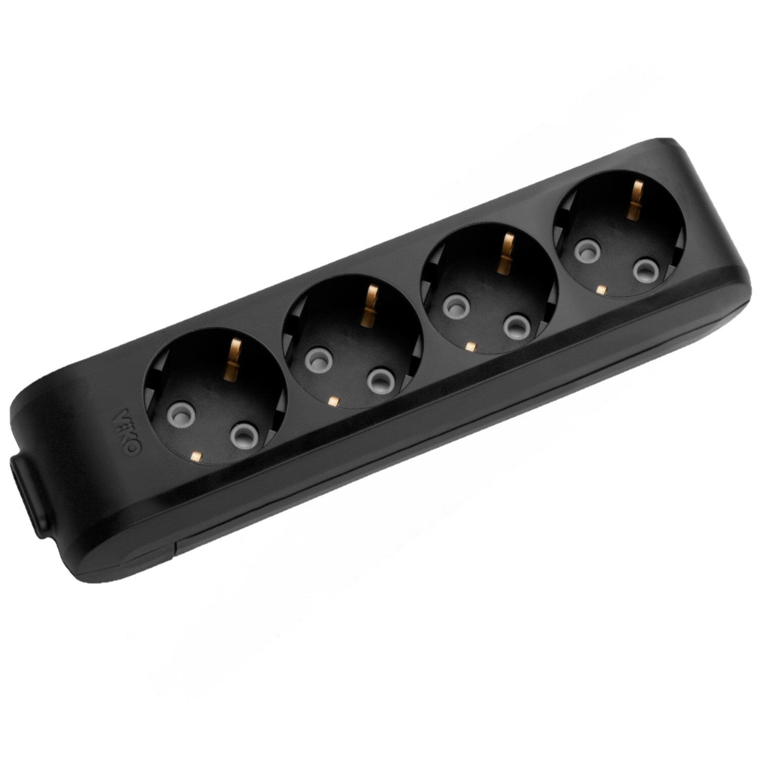 MULTİ-LET SİYAH DÖRTLÜ PRİZ KLEMENSLİ