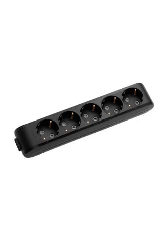 MULTİ-LET SİYAH BEŞLİ PRİZ KLEMENSLİ