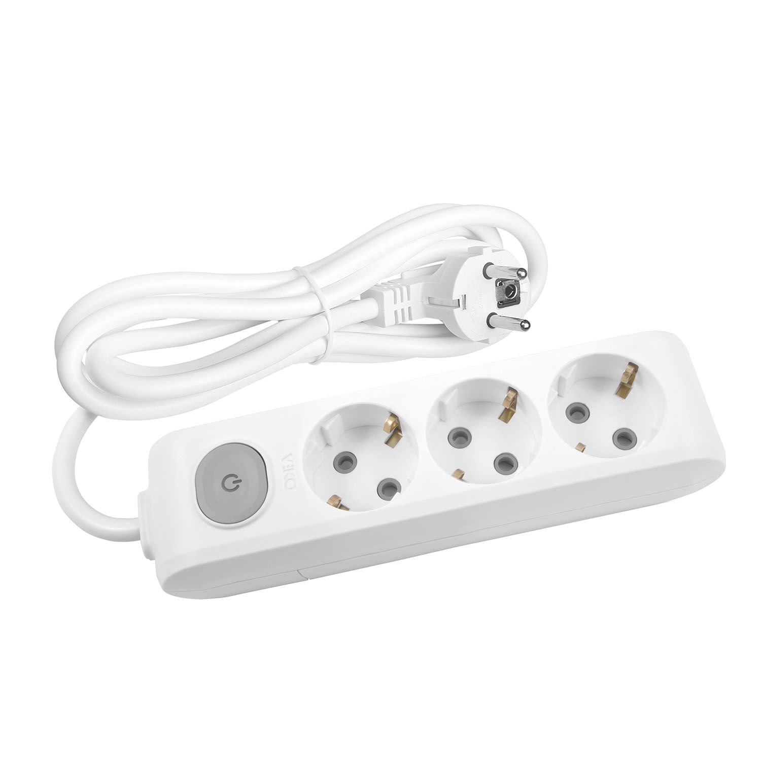 MULTİ-LET ÜÇLÜ PRİZ ANAHTARLI 2 MT KABLOLU