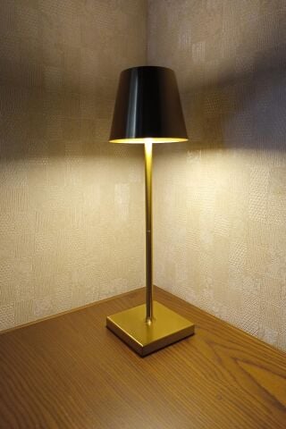 Cata İstanbul Masa Lambası Gold Renk Ct-8437 Uzunluk Ayarlı Tek Anahtarla 3 Renk