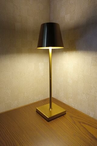 Cata İstanbul Masa Lambası Gold Renk Ct-8437 Uzunluk Ayarlı Tek Anahtarla 3 Renk