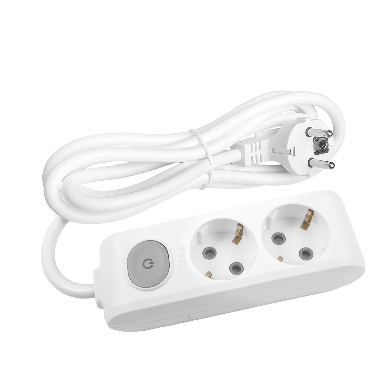 MULTİ-LET İKİLİ  PRİZ ANAHTARLI 5 MT KABLOLU