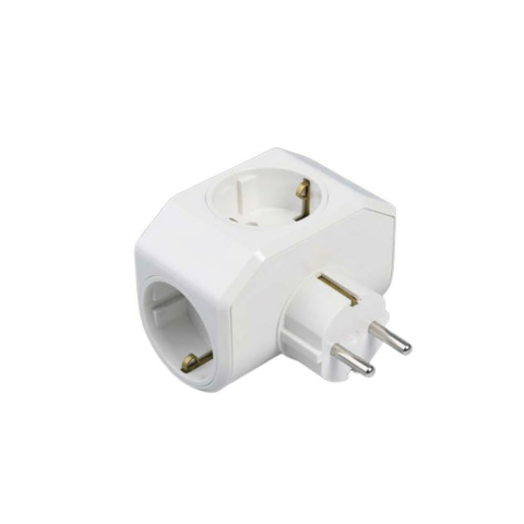 VİKO TOPRAKLI 3LÜ FİŞ-PRİZ BEYAZ YONCA PLUS