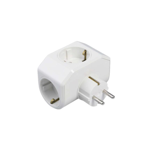 VİKO TOPRAKLI 3LÜ FİŞ-PRİZ BEYAZ YONCA PLUS