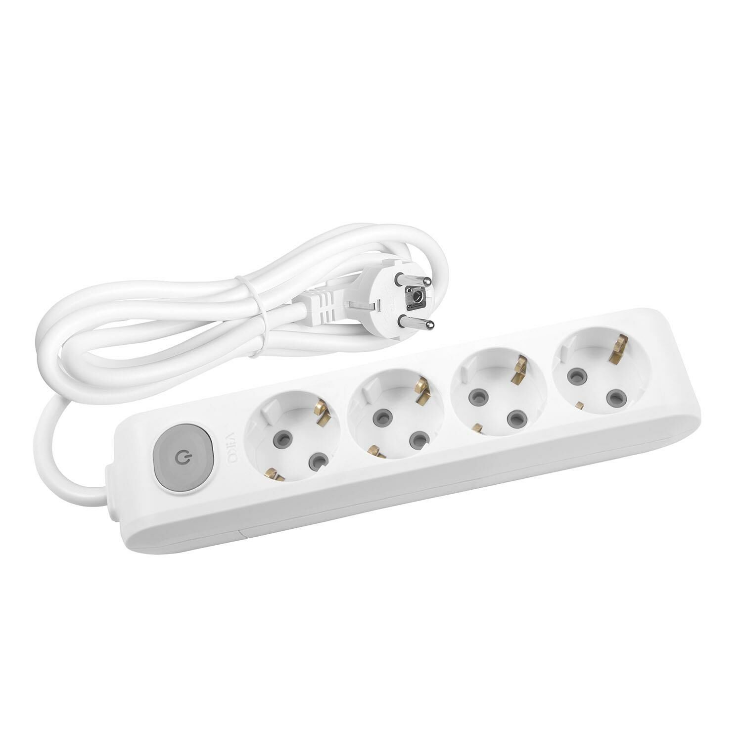 MULTİ-LET DÖRTLÜ PRİZ ANAHTARLI 1 MT KABLOLU