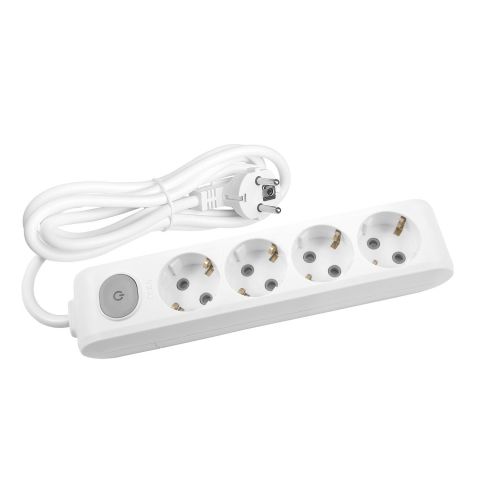 MULTİ-LET DÖRTLÜ PRİZ ANAHTARLI 1 MT KABLOLU