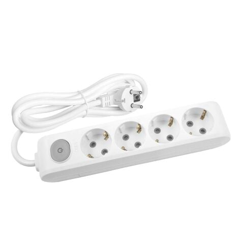 MULTİ-LET DÖRTLÜ PRİZ ANAHTARLI 1 MT KABLOLU