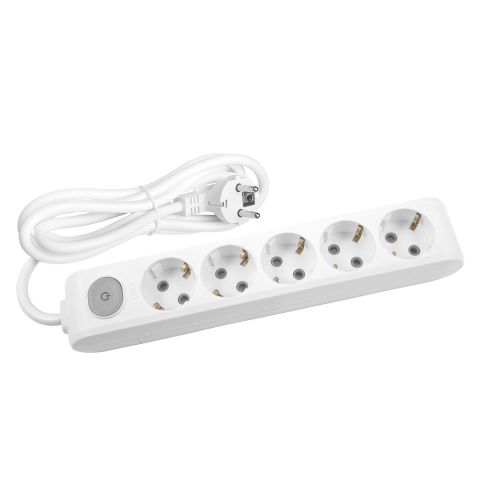 MULTİ-LET BEŞLİ PRİZ ANAHTARLI 1 MT KABLOLU