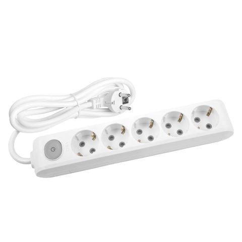 MULTİ-LET BEŞLİ PRİZ ANAHTARLI 1 MT KABLOLU