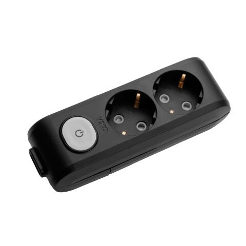 MULTİ-LET SİYAH ANAHTARLI İKİLİ PRİZ KLEMENSLİ