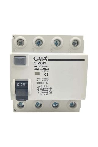 Cata 4x40 300 Ma Trifaze Kaçak Akım Rolesi CT-9643