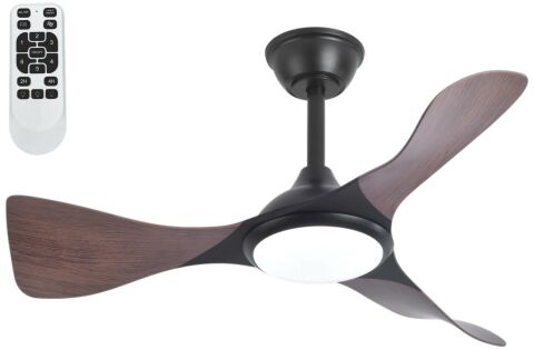 BERN LEDLİ TAVAN VANTİLATÖRÜ AHŞAP (KUMANDALI)