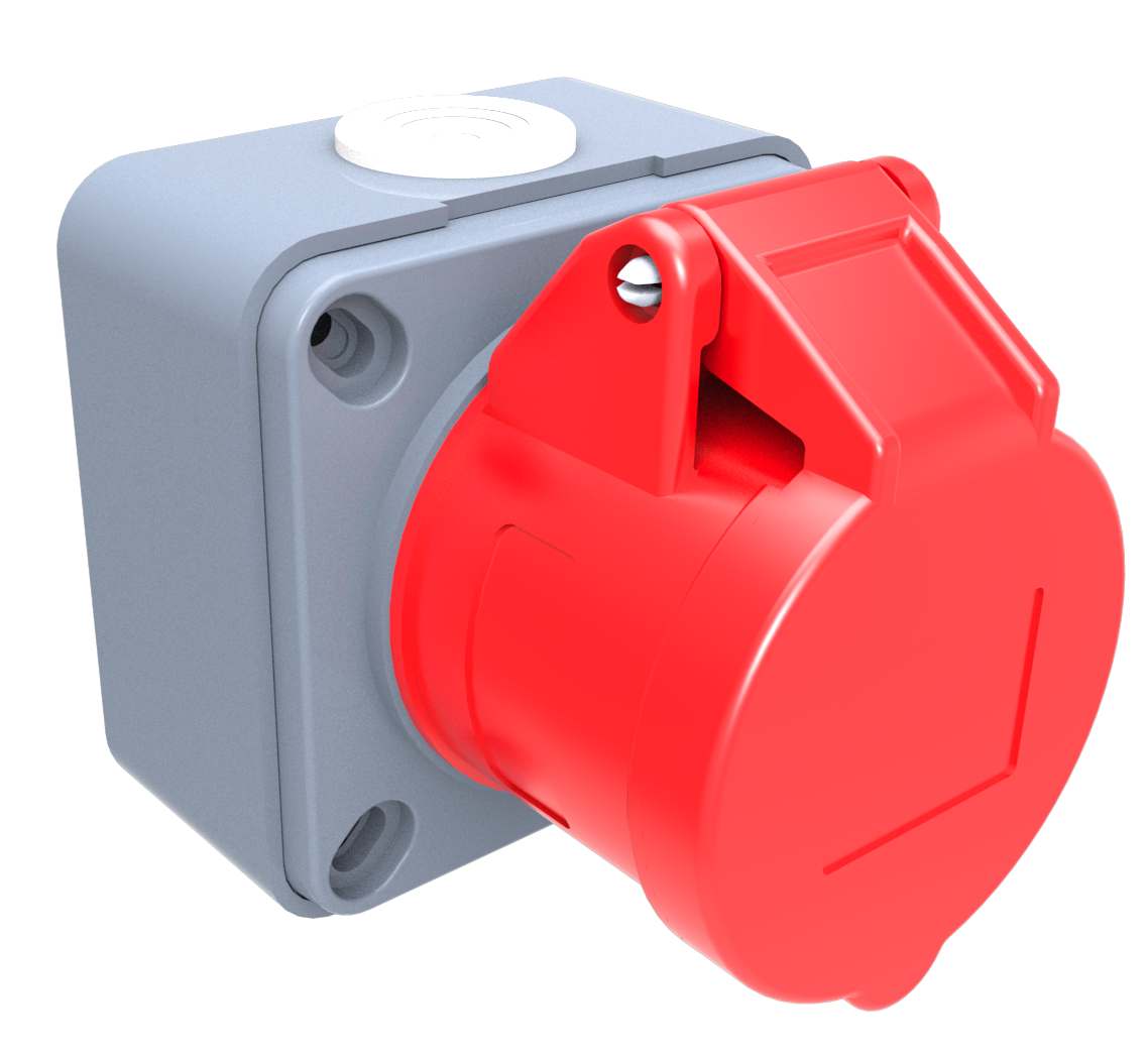 CEE NORM 16A 380V IP44 4K.DUVAR PRİZİ