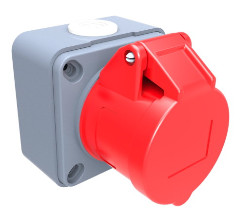 CEE NORM 16A 380V IP44 4K.DUVAR PRİZİ