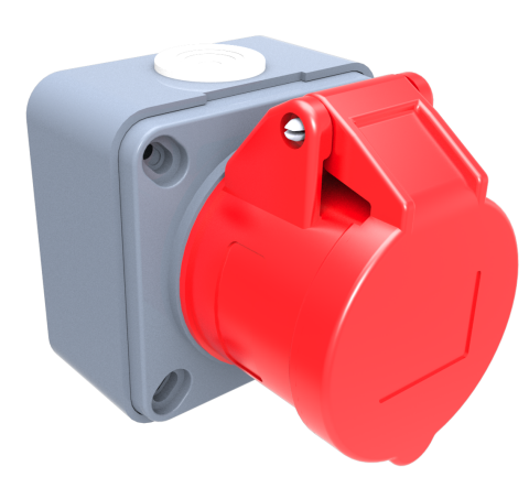 CEE NORM 16A 380V IP44 4K.DUVAR PRİZİ