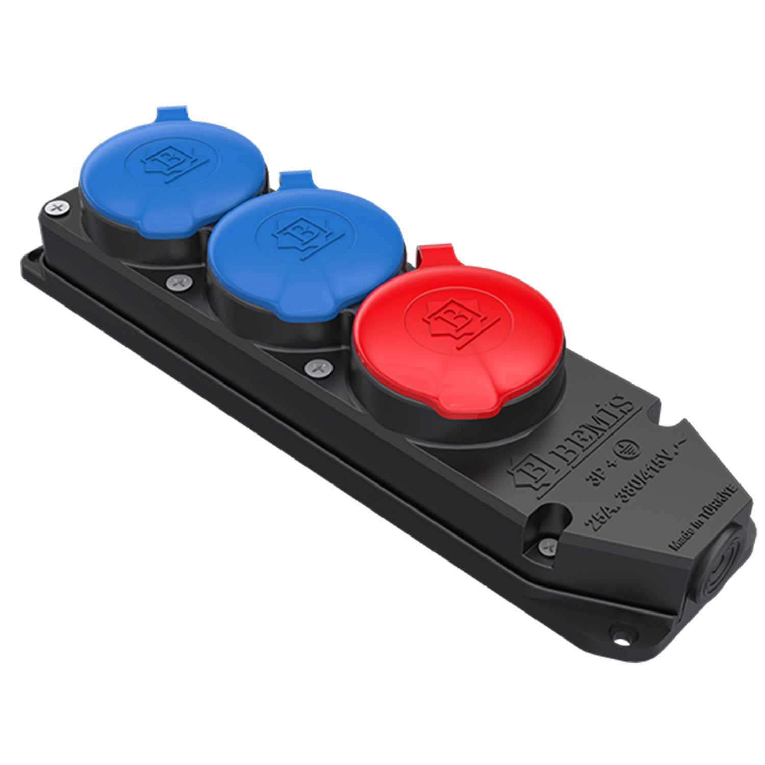 3/25A 1ADET 1/16A 2AD ÜÇ GRP PRİZ KAUÇUK