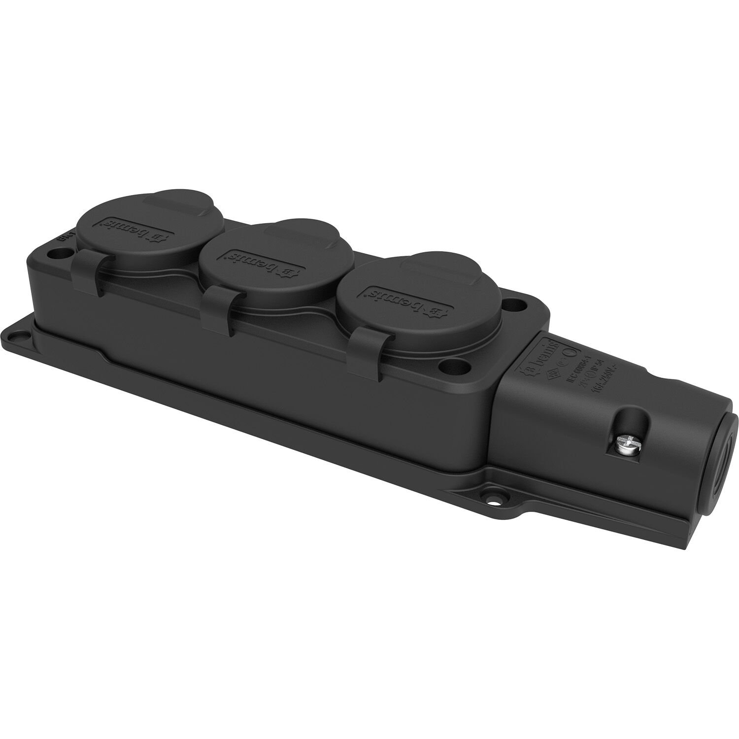 1/16A KAUÇUK ÜÇLÜ GRUP PRİZ