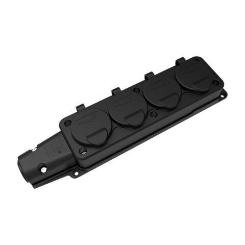 1/16A KAUÇUK DÖRTLÜ GRUP PRİZ