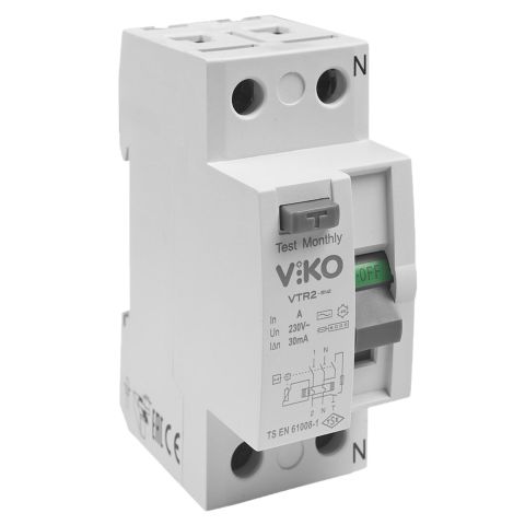 2x40A 30mA KAÇAK AKIM RÖLESİ VİKO