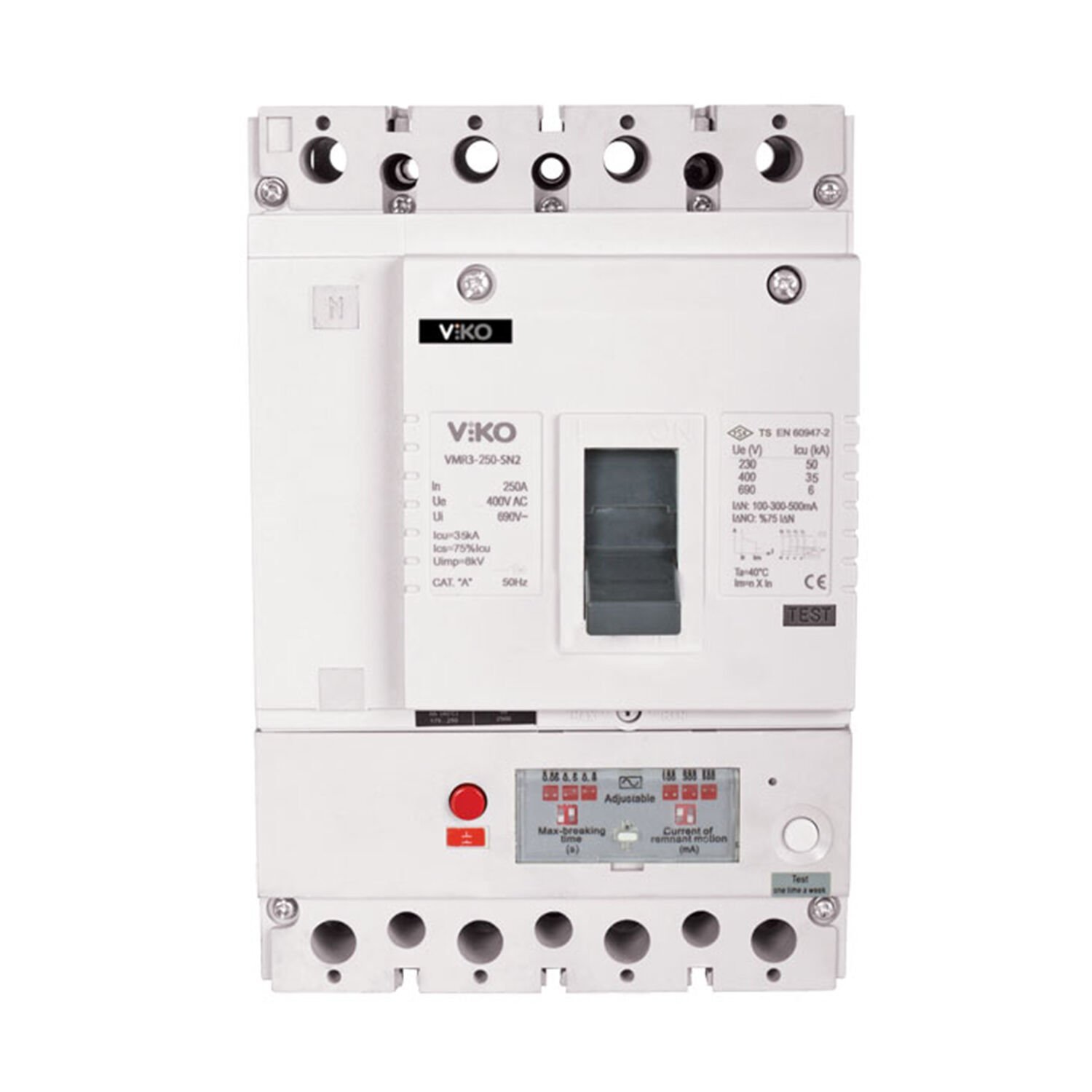 200A  KAÇAK AKIM AYR.TMŞ.35kA VİKO