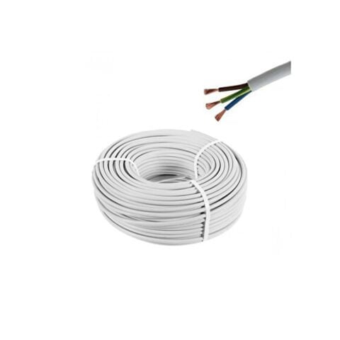 2X1,5 mm H05VV-F (TTR) KABLO BEYAZ-ÖZNUR