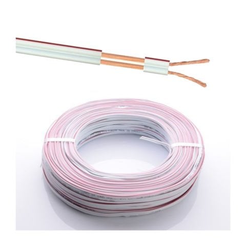 2X0,75MM YASSI KORDON KABLO BEYAZ KODLU REÇBER