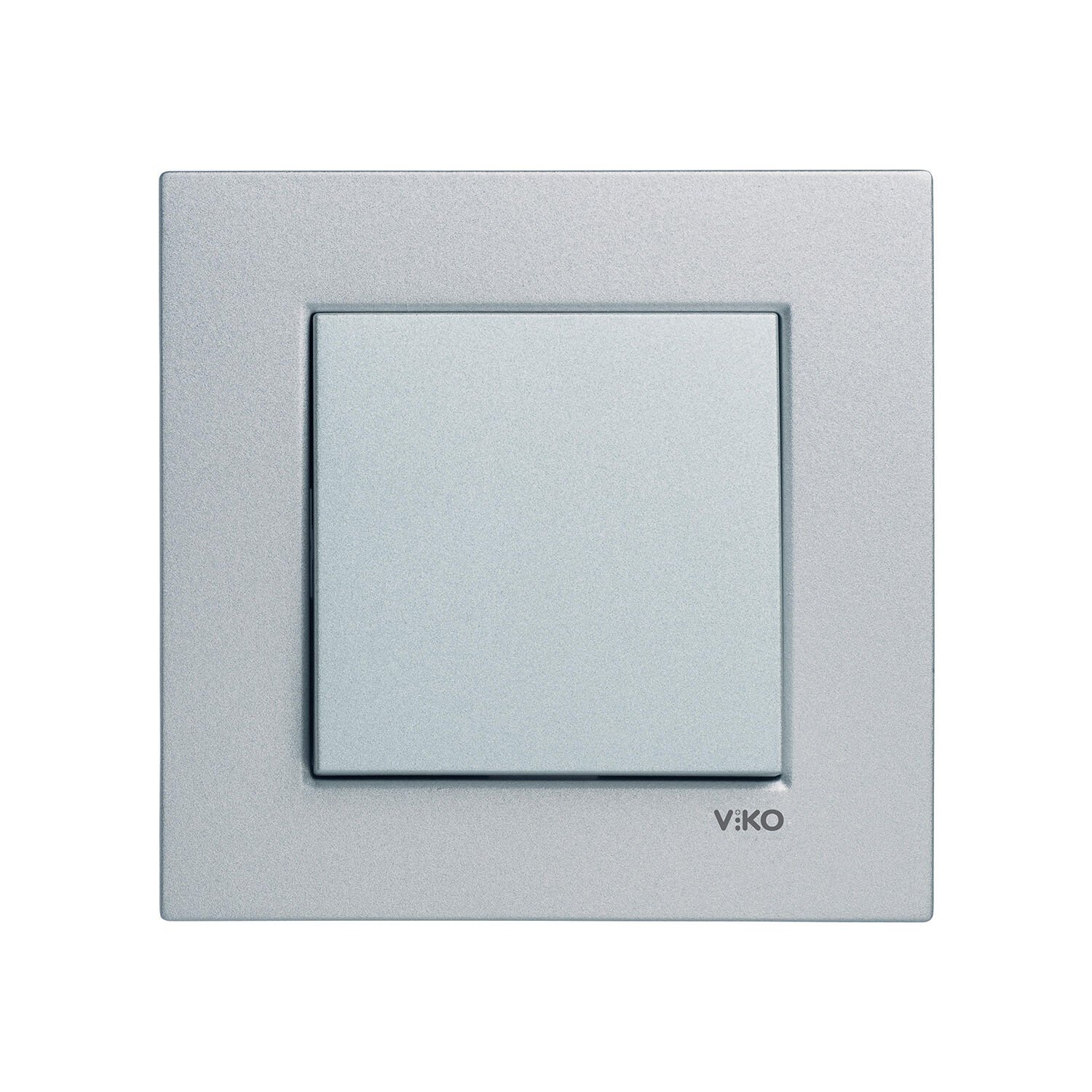 Viko Artline Novella Gümüş Tekli Anahtar Çerçeveli - 92605001