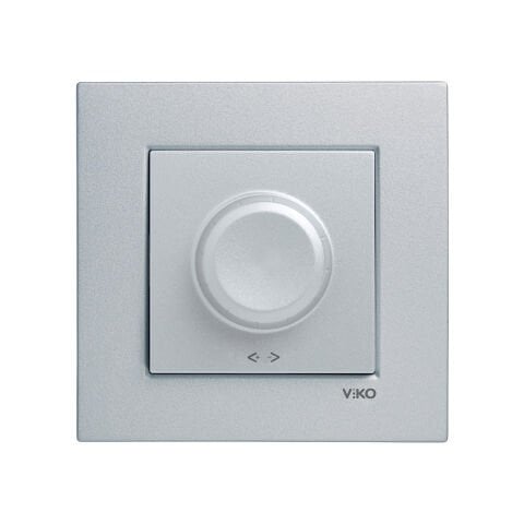 Viko Artline Novella Gümüş Rotatif Dimmer 600W Çerçeveli - 92605020