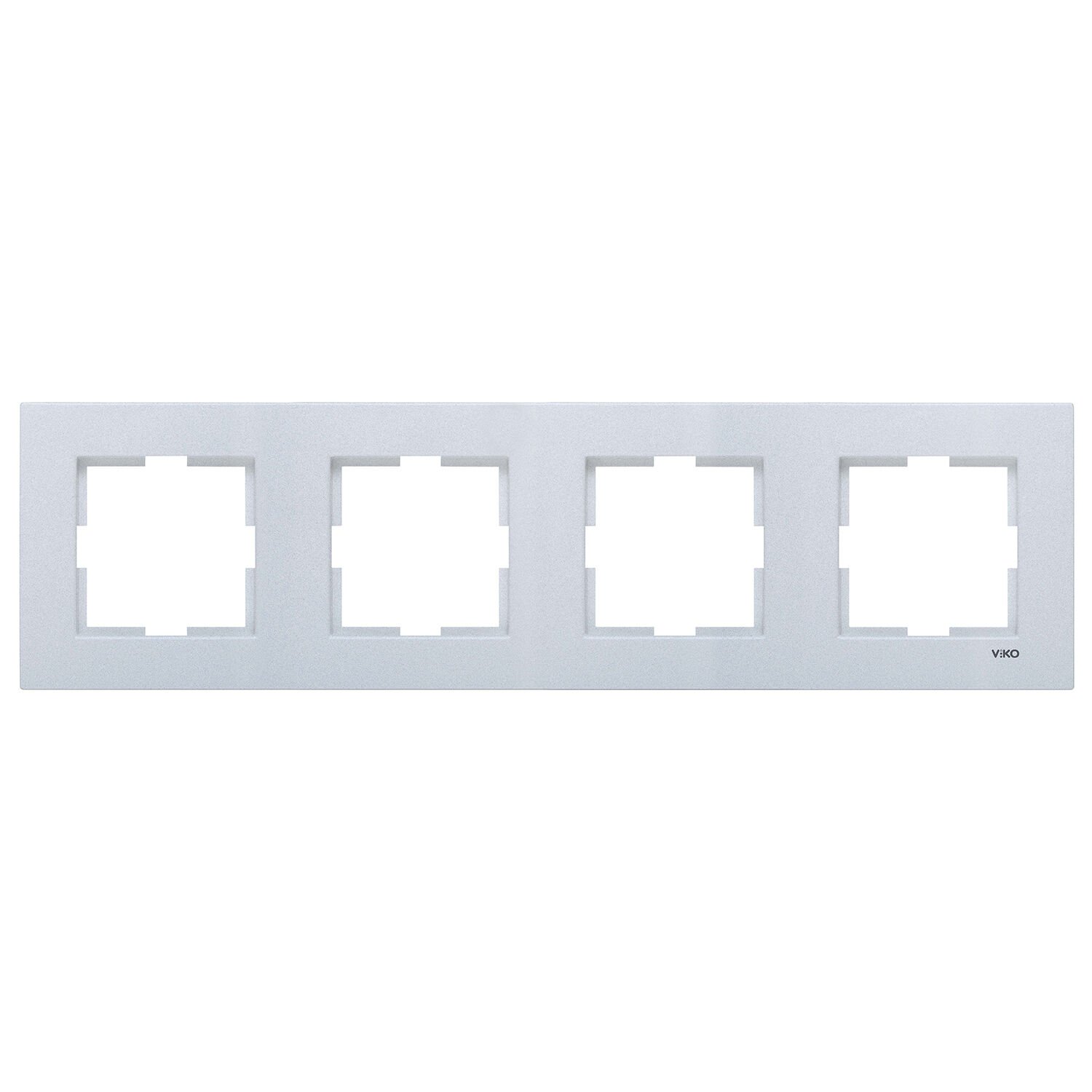 Viko Artline Novella Gümüş Dörtlü Çerçeve 92190604