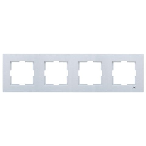 Viko Artline Novella Gümüş Dörtlü Çerçeve 92190604