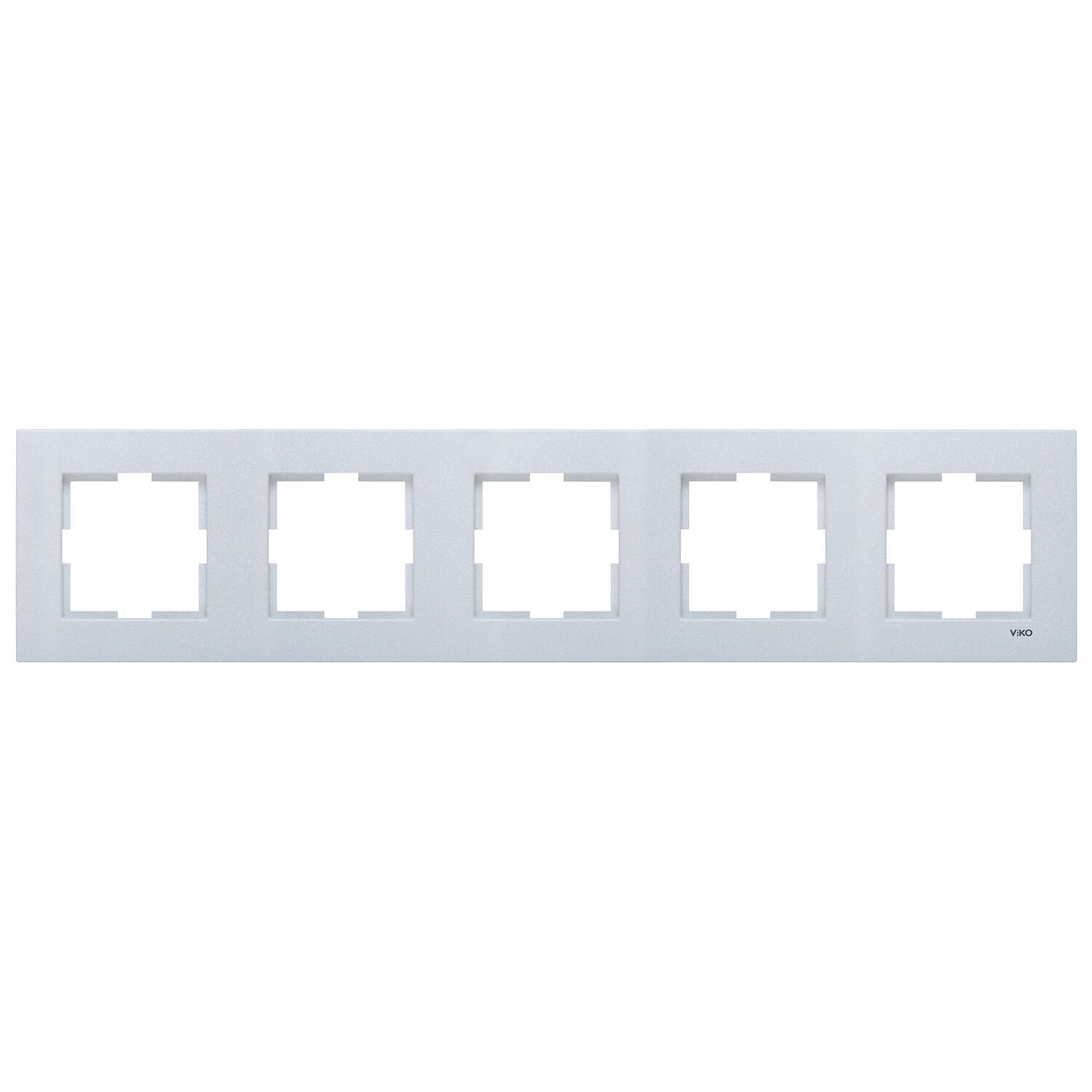Viko Artline Novella Gümüş Beşli Çerçeve 92190605