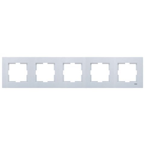 Viko Artline Novella Gümüş Beşli Çerçeve 92190605